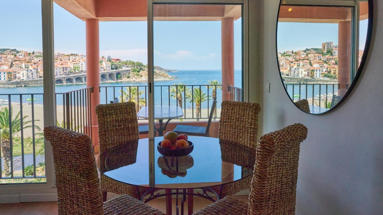 Vue Mer Panoramique Exceptionnelle L T2 Mezzanine Luxueux Баньюль-сюр-Мер Экстерьер фото