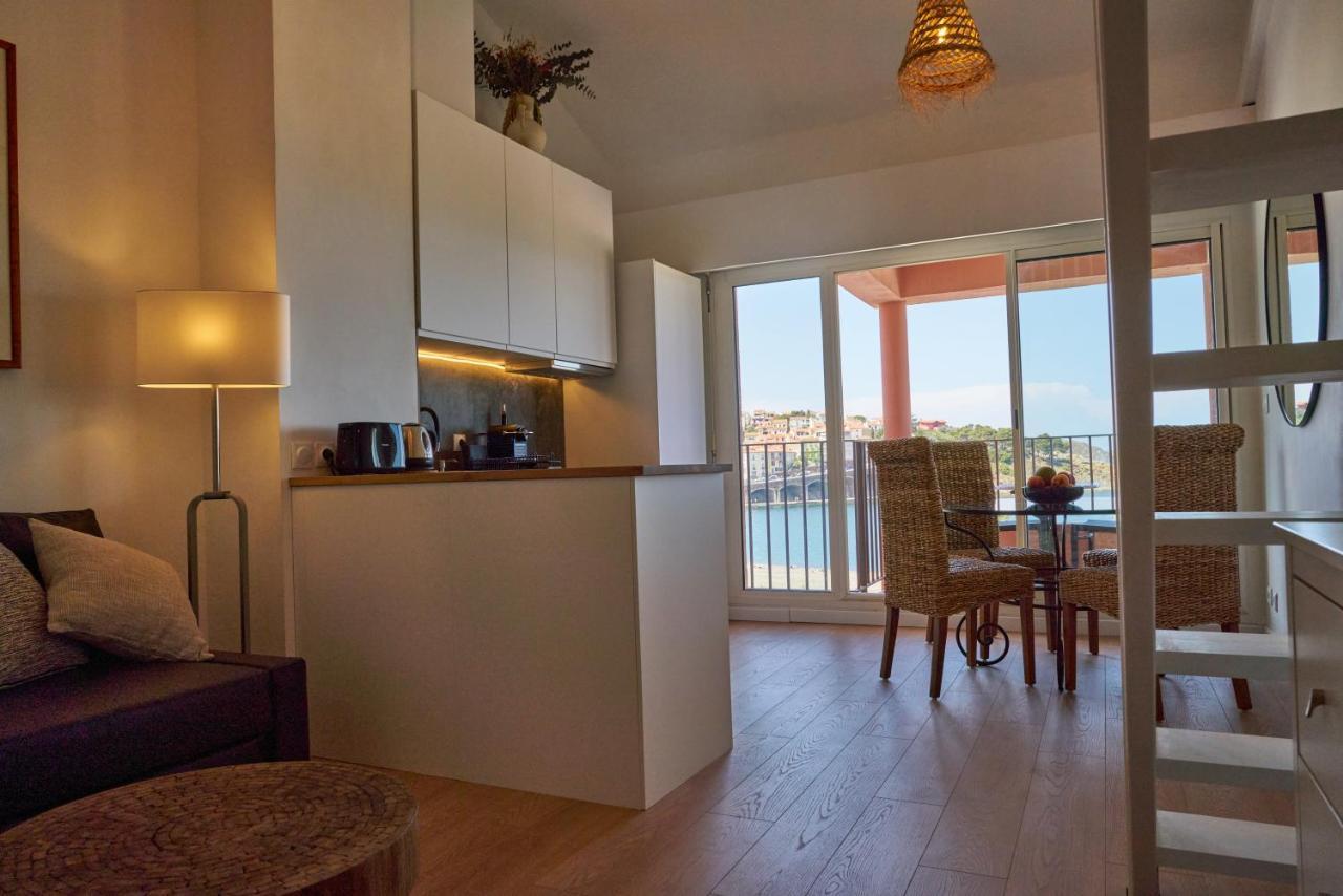 Vue Mer Panoramique Exceptionnelle L T2 Mezzanine Luxueux Баньюль-сюр-Мер Экстерьер фото
