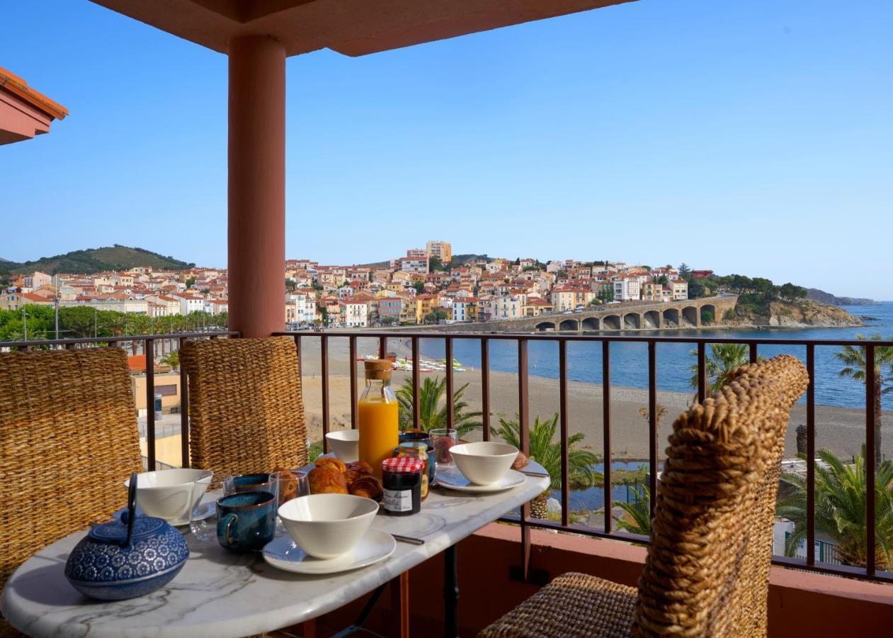 Vue Mer Panoramique Exceptionnelle L T2 Mezzanine Luxueux Баньюль-сюр-Мер Экстерьер фото